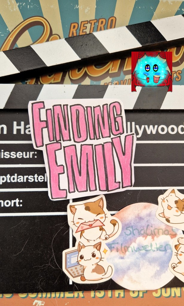 Fanart des Filmtitels auf einer Filmklappe
